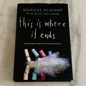 3/$20🎁 This is Where It Ends by Marieke Nijkamp Hardcover Book MUST READ BOOK!